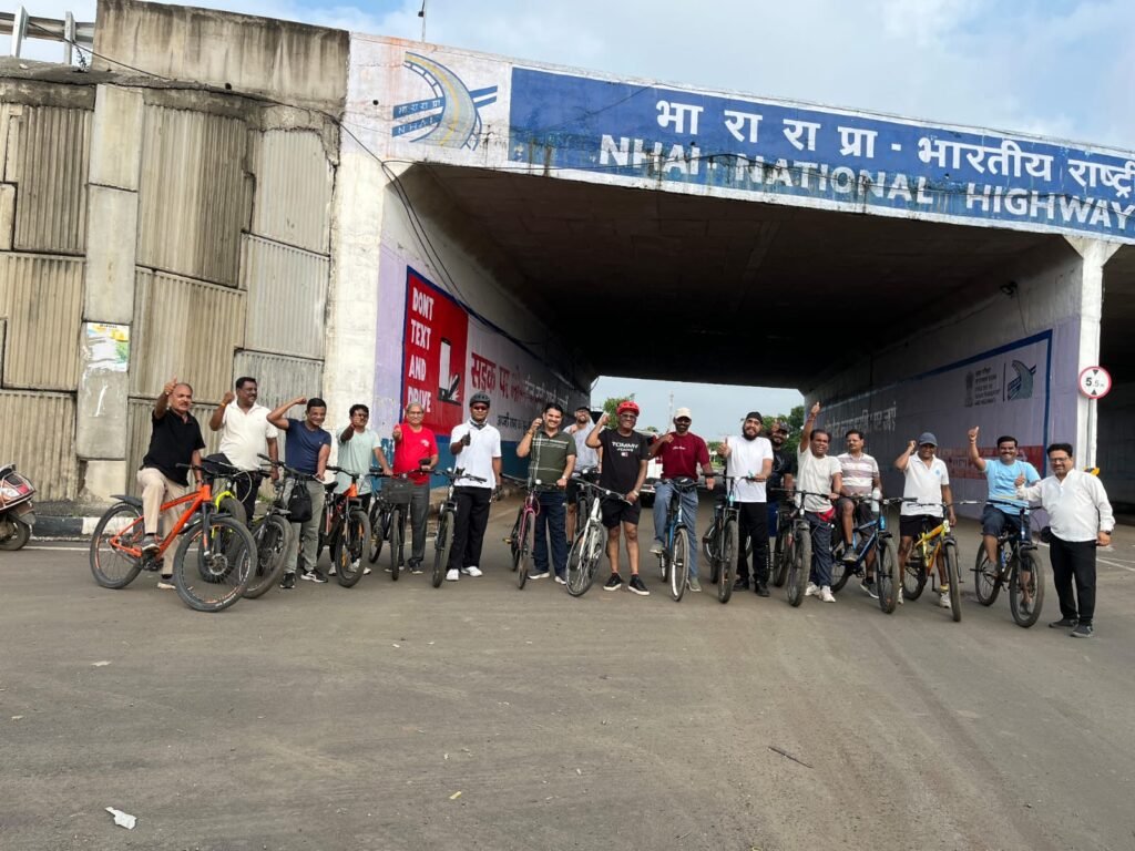 शो युवर जोश , 40 किमी साइकिल राइड की तैयारी ज़ोरों पर।