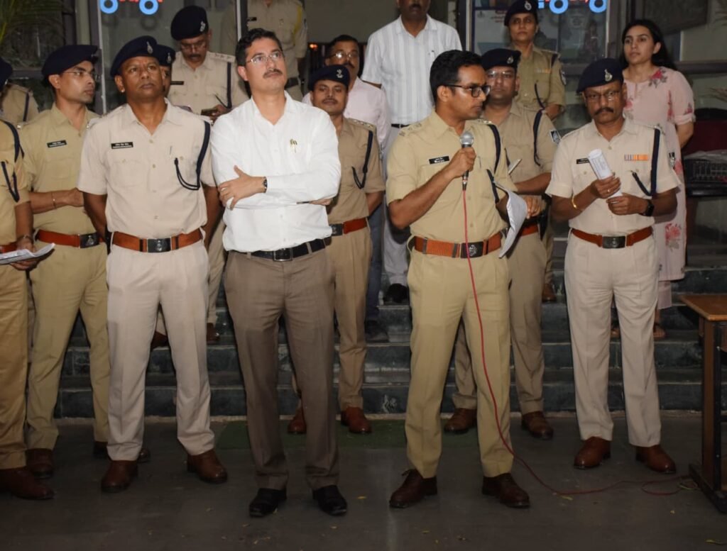 अनंत चतुर्दशी एवं श्री गणेश विसर्जन चल समारोह को लेकर पुलिस व्यवस्था चाक-चौबंद