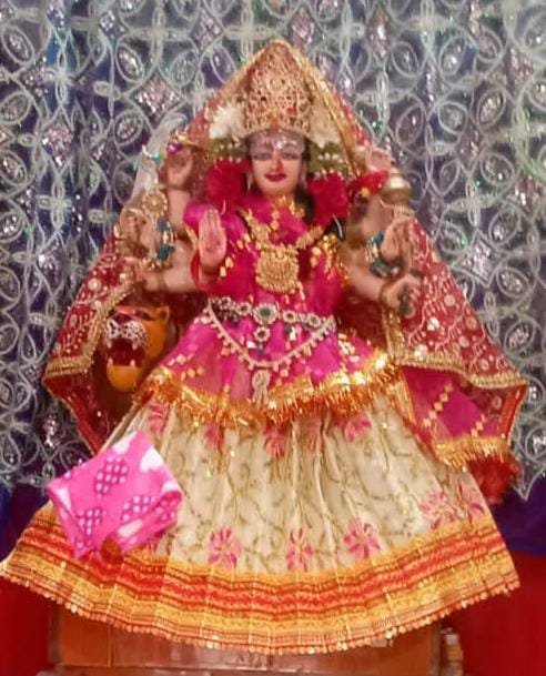 मां दुर्गा धाम मंदिर किशोर नगर में अश्विन नवरात्रि 11 से*