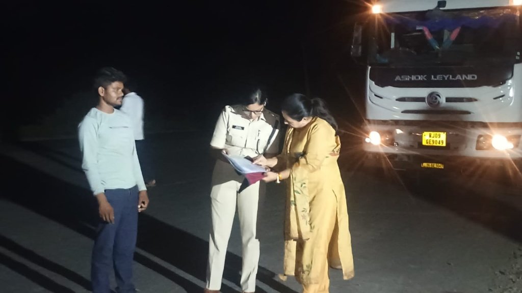 *खण्डवा पुलिस एवं परिवहन विभाग की संयुक्त कार्रवाई*