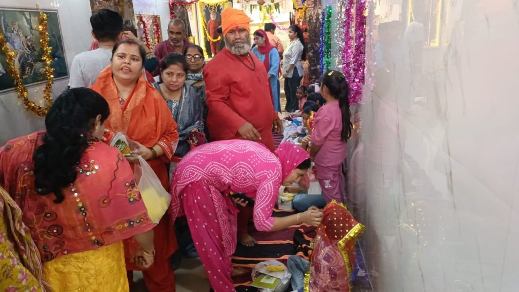 *आशापुरा माता मंदिर में कन्या भोज एवं विशाल भंडारे के साथ संपन्न हुआ नवरात्र पर्व*