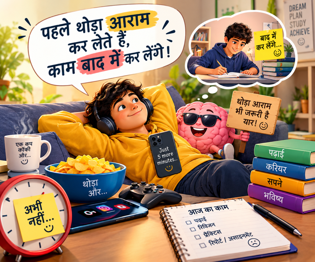 क्यों हम जानते हुए भी काम टालते रहते हैं?